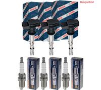 3x Bobina Accensione Bosch + Beru Candela per Peugeot 2008 i Cu _ 1.2 THP 110/