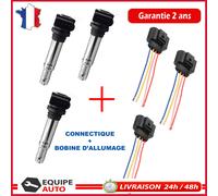 Lotto 3 Bobina Accensione Matita Con Presa Connessione Audi VW 036905715