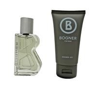 3x Bogner per Uomo Set Regalo Eau de Toilette 30ml + Shower Gel 75ml Nuovo