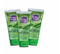 3X BoroPlus Aloe Vera Gel - 100% biologico per pelle e capelli - 150 ml...