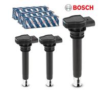 3x Bosch 0221604115 Modulo Accensione Bobina Per Audi VW Golf Seat Skoda