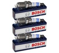 3x BOSCH Candela Doppio Iridio per Honda Civic VIII Hatchback FN FK 1.4