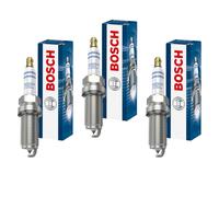 3x BOSCH Candela Doppio Platino per Ford Galaxy WGR 2.0i Saab 9-3 Cabriolet