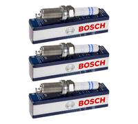 3x BOSCH Candela Doppio Platino per VW Golf VII 5G1 BQ1 BE1 BE2 2.0 Gti