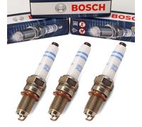3x Bosch Candele per Audi A1 Seat Ibiza 4 Skoda Citigo VW Golf 7 Up 1.0 TSI