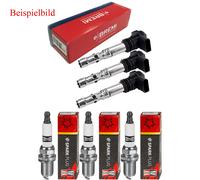 3x Bremi Bobina Accensione + Champion Candela per Peugeot 2008 i Cu _ 1.2