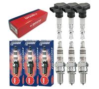 3x Bremi Bobina Accensione + NGK Candela per Daihatsu Sirion 1.0i Move L9_