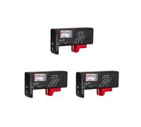 3X BT-168 AA/AAA/C/D/9V/1.5V Batterie Batteria un Bottone Universale il Misuratore con Codice Colore Indica Volt Tester Checker BT168