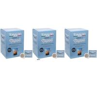 3X Caffè Toraldo Crema di Napoli Cialde E.S.E., Tostatura Napoletana, 450 Pezzi, 44 mm, Compatibili ESE,+ portachiavi italy shop service