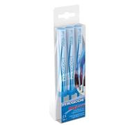 3x Candela Luminosa Fontana Fiaccola CELESTE azzurro - Durata 45 secondi - Magic Flambè con fiamma colorata - ideale per compleanni, feste, party ecc.