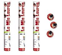 3X Cannone Tubo Sparacoriandoli LAUREA dischetti stampa Cappello Laurea (Tocco)