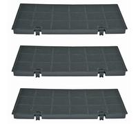3x Carbone Type150 Compatibile Con AEG 9029801207 435x217mm Cappa Aspirante