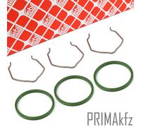 3x Carica Anello Guarnizione Febi Fissaggio per Audi Seat VW Golf V Jetta