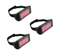 3X Casco per Saldatura con Oscuramento Automatico DIN11 Durevole Cambio Aut6041