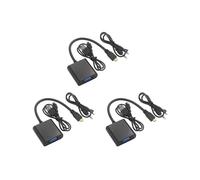 3X Cavo Adattatore da Micro- A VGA Convertitore Video 1080P con Jack Audio Cavo di Alimentazione USB per Fotocamera Raspberry Pi 4
