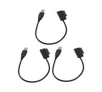 3X Cavo Convertitore Da Usb 2.0 A Ii 7 + 6 13Pin per Laptop Unità Cd-Rom Rom Slimline