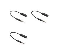 3X Cavo di Prolunga Audio da 3,5 mm Jack da 3,5 Maschio un Femmina Prolunga per Auricolari Smartphone per Cuffie Tablet Smartphone Più Forte