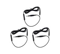 3X Cavo di Ricambio Cavo Audio con Controllo del Volume del Microfono per K430 K450 K451 K452 Q460 K480 J55 J88 Cuffie Nere