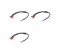 3X Cavo RCA 2RCA Maschio A 3.5Mm Femmina Audio Aux Cavo 3.5Mm Jack Cavo Rca per MP3 Telefono Home Theater DVD 2RCA Cavo Audio
