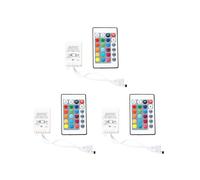 3X CENTRALINA CONTROLLORE TELECOMANDO di RGB STRISCE LED