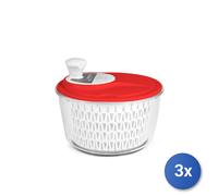 3x Centrifuga Insalata Xxl In Abs, Colori Assortiti, H&H, 26Cm