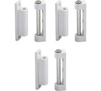 3X Cerniera Per Finestra Bianca Cerniera Di Ricambio 20X75 Mm