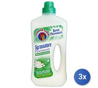 3x Chanteclair Sgrassatore Pavimenti Muschio Bianco