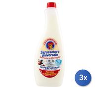 3x Chante Clair Sgrassatore Ricarica 600 Ml. Marsiglia
