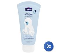 3x Chicco Baby 150 Ml. Crema Corpo Natural