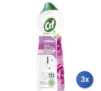 3x Cif Crema 750 Ml. Pink Bloom