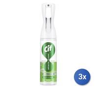 3x Cif Sgrassatore Spray 280 Ml. Completo Verde