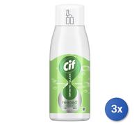3x Cif Sgrassatore Spray 590 Ml. Ricarica Verde