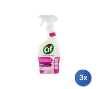 3x Cif Sgrassatore Trigger 650 Ml. Candeggina Classico