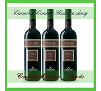 3x Cimerio, Rosso Conero Riserva docg, 0,75 l. cantina Moncaro Marche