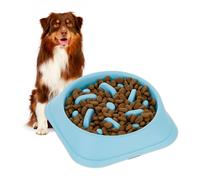 3x Ciotola Anti-Ingozzamento Cani Assunzione Lenta Cibo Mangiatoia Dogs 500 ml