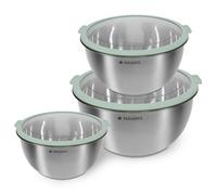 3x Ciotole Salvaspazio Salvafreschezza 3 Misure 1,4L 2,8L 4,7L con Coperchio