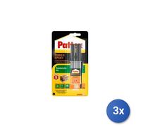 3x Collante Pattex 2751315 Saldatutto Trasparente