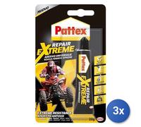 3x Collante Pattex Extreme, modello 1479400, trasparente, per incollaggi estremi