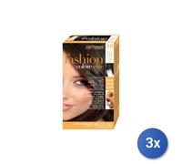 3x Colorante Fashion Elite Capelli 5/0 Castano Chiaro Professionale