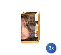 3x Colorante Fashion Elite Capelli 7/0 Biondo Medio Professionale