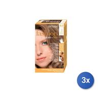 3x Colorante Fashion Elite Capelli 8/0 Biondo Chiaro Professionale