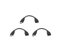 3X -Compatibile Maschio A Femmina Cavo di Estensione Corto e Comodo per Chrome Cast, Fire Tv Stick, Connessione Stick per Tv