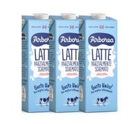 3X Confezione Per Arborea Latte Parzialmente Scremato UHT, 1Lx3 | Lunga Conservazione, 100% Sardo, Confezione da 3, Benessere Animale, Tetra Pak