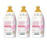 3X Confezione Per L'Angelica Beauty Essence Bagnodoccia Tonic Boost con Collagene, Estratto di Caffè Verde e Crema Idratante, Senza Coloranti e Siliconi, 3x520ml