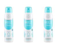 3X Confezioni per Breeze Deodorante Spray Neutro 150ml, 3 flaconi da 150ml