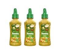 3X Confezioni Per Develey Salsa al Pesto 225 ml, Confezione da 3 Flaconi, Salsa al Basilico dal Gusto Mediterraneo, con Tappo Dosatore, Ideale per Pasta, Caprese, Insalate e Piatti Vegetariani
