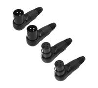 3X(Connettore XLR, 3 Pin XLR Microfono MIC Spina Jack Femmina Adatt5093