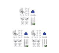 3X Connettori per Strisce Luminose un LED Connettori per Luci LED RGB un 4 Pin, Connettori Gapless, Connettori un Forma di L per Striscia LED SMD 5050