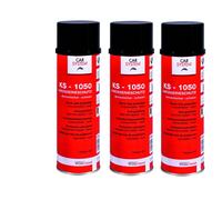 3x Contenitore Spray 500ml Cs KS-1050 Car Bra Nero Lackpoint Vernice Auto