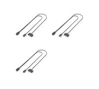 3X Controller ARGB per Computer PC Case RESET Controllo A ARGB Reset Cavo di Alimentazione PC 5V 3Pin Controller di Illuminazione Nero